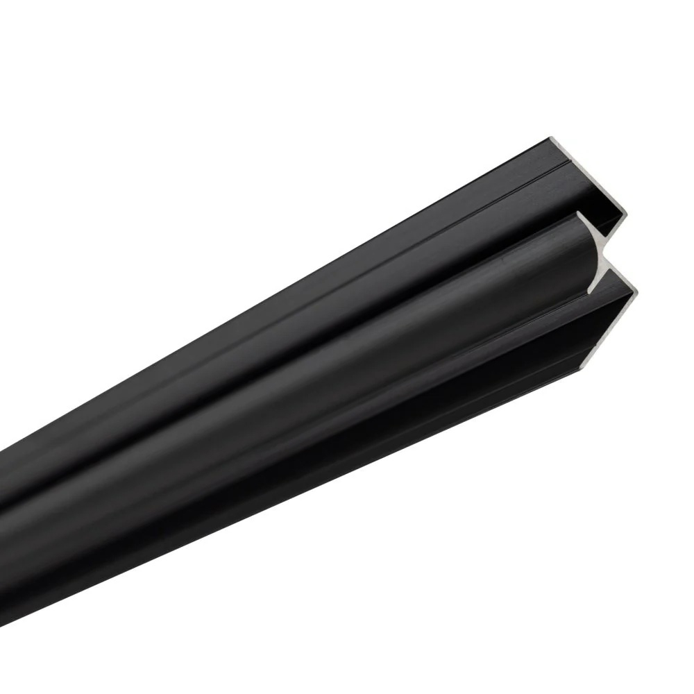 Internal Corner Black PVC Trim For Wall Panel