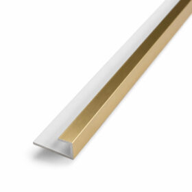 PVC End Cap Gold Trim