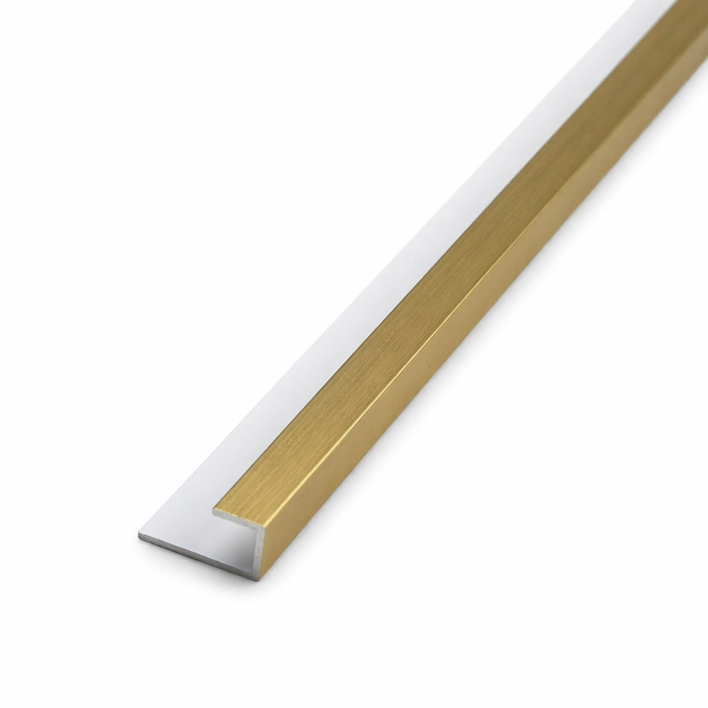 PVC End Cap Gold Trim