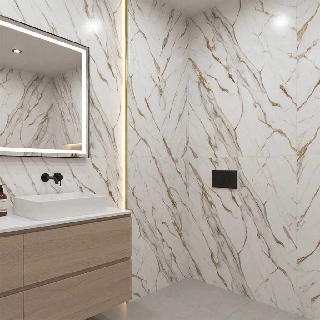 Gold External Trim For PVC Wall Panel