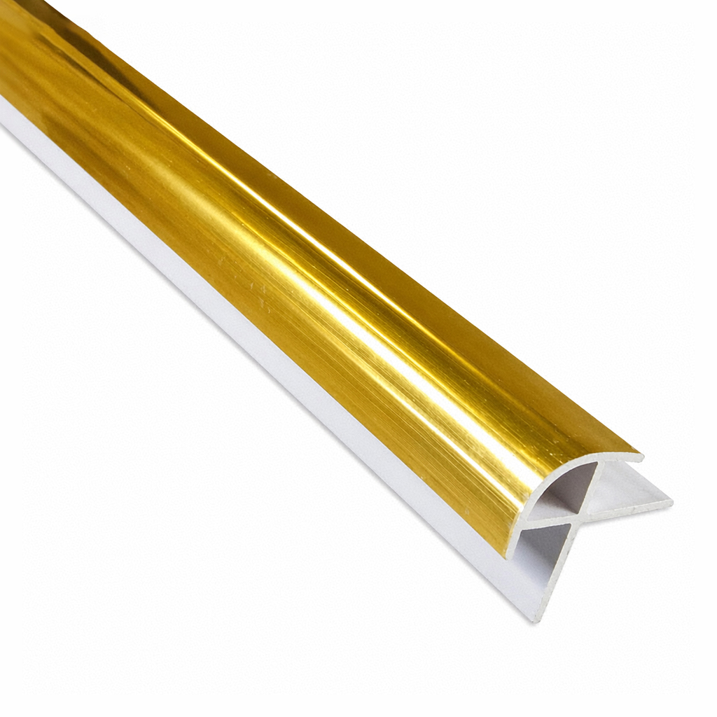 Gold External Trim For PVC Shower Wet Wall Panel