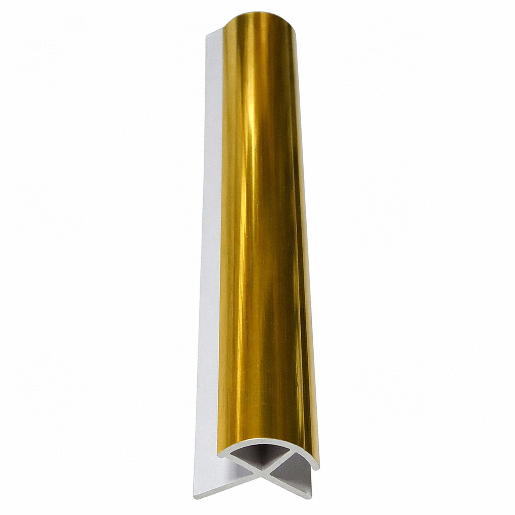 Gold External Trim For PVC Wall Panel