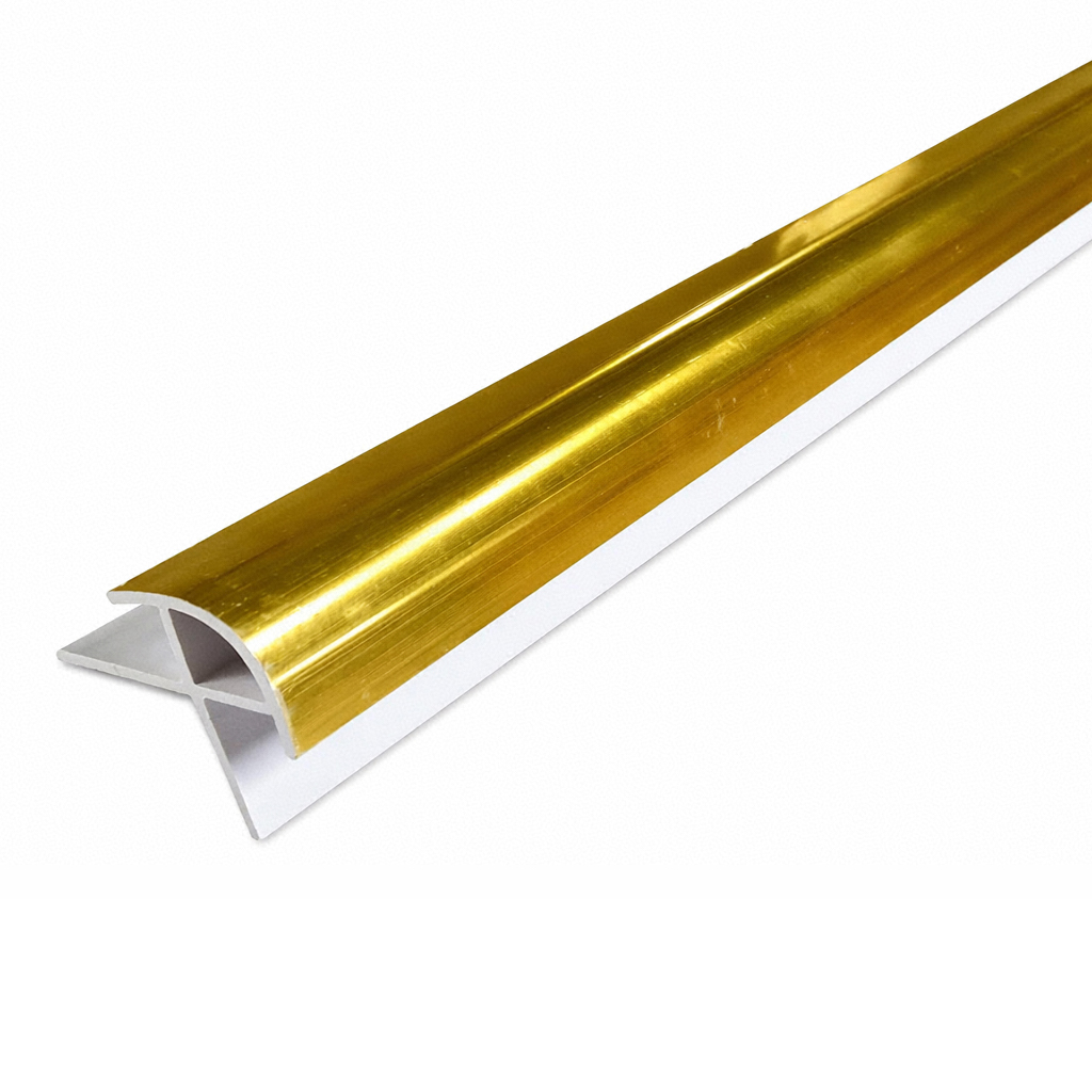 Gold External Trim For PVC Wall Panel
