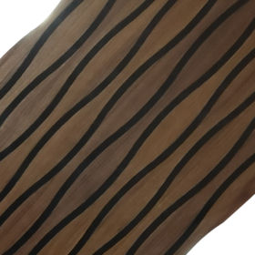 Natural Oak Wave Design Acoustic Wall Panel