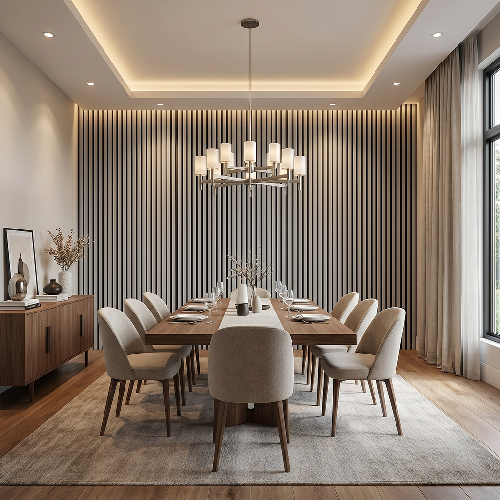 Light Grey Acoustic Wall Panel