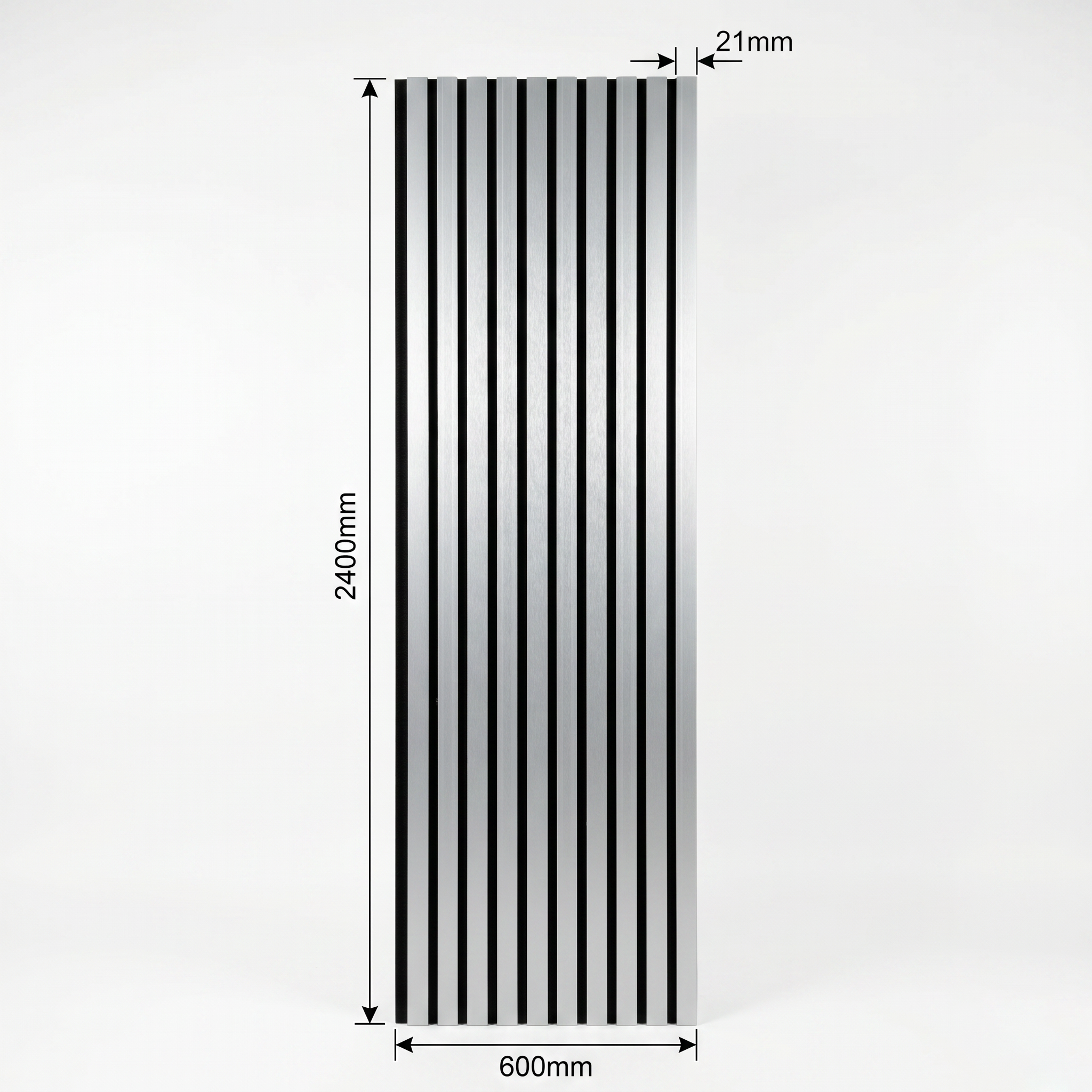 Silver Acoustic Wall Panel