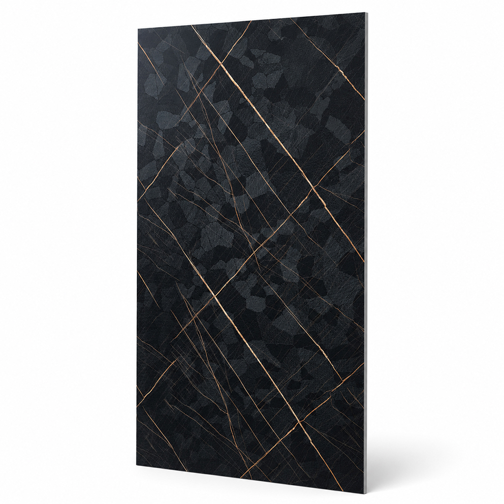 Black Rock 3D PVC Kitchen Bathroom Wet Wall Panel