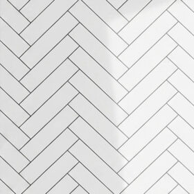 Herringbone Gloss PVC Kitchen Bathroom Wet Wall Panel 2400mm x 1000mm x 10mm